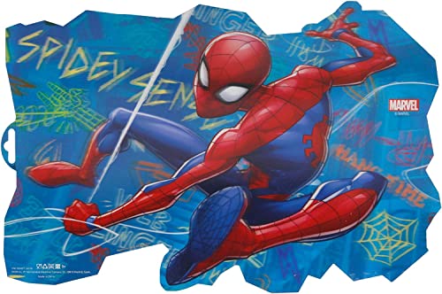 ALMACENESADAN -4725, Spiderman Lentikular-Produkt, wiederverwendbar, BPA-frei, Maße 43x29cm Tischset (8435510347253) von ALMACENESADAN