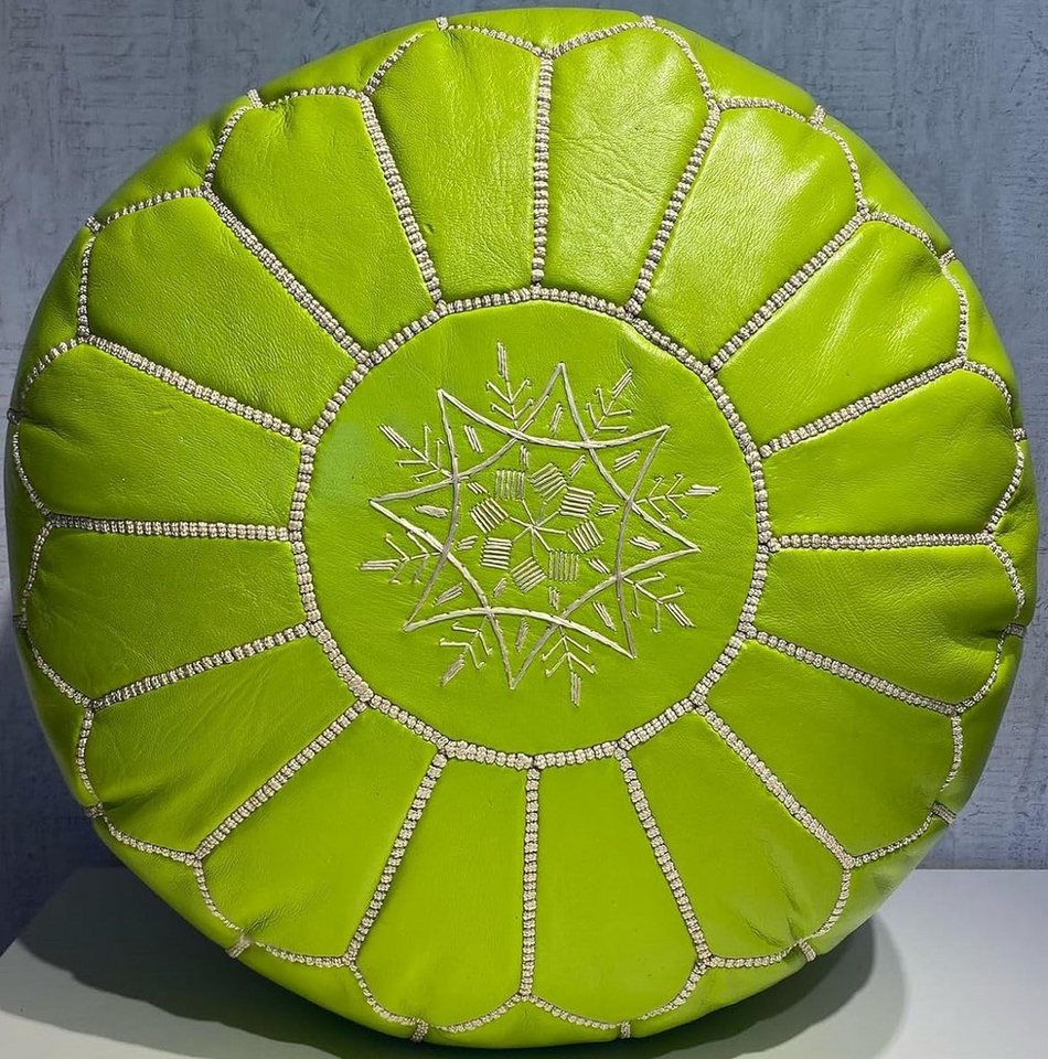 ALMADIH Pouf Leder Pouf Marokkanischer Echtleder Handarbeit Sitzsack ALMADIH Pouf Leder Pouf Marokkanischer Echtleder Handarbeit Sitzsack von ALMADIH