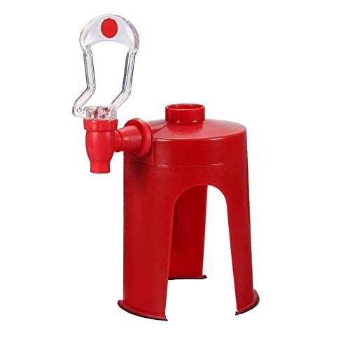 ALMAK Sodaspender Umgekehrter Trinker mit Zapfen Cola Trinken Fizz Saver Wasserflasche Getränkemaschine Gadget Kreativer Handdruck-Sodaspender, für alle Flaschengetränke von ALMAK