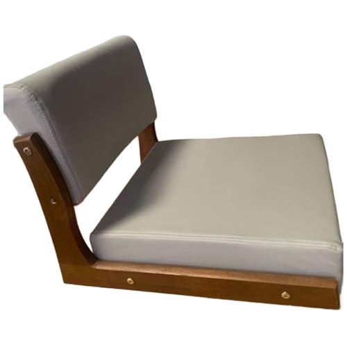ALMASI Bodenstuhl mit Rückenstütze, Balkon mit niedrigen Beinen Tatami -Stuhl, moderner Meditationsstuhl mit weichem Kissen, Bodensitz für Schlafzimmer, Wohnzimmer, Wohnzimmer(F,2) von ALMASI