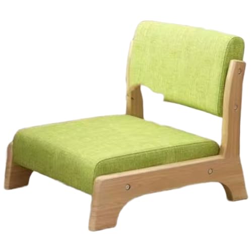 ALMASI Bodenstuhl mit Rückenunterstützung, Meditation Tatami -Stühle, Rückenlehne Stuhl mit Kissen, Wohnzimmerstuhl(C,2) von ALMASI