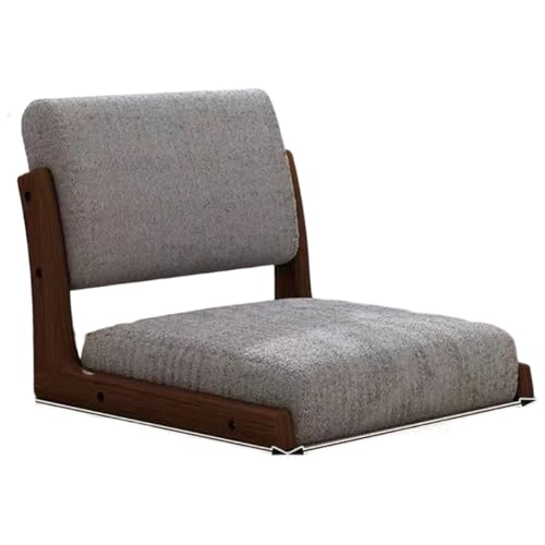 ALMASI Bodenstuhl mit Rückenunterstützung, Meditation Tatami -Stühle, Rückenlehne Stuhl mit Kissen, Wohnzimmerstuhl(L,1) von ALMASI