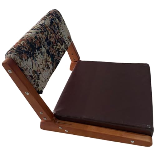 ALMASI Japanischer Bodenstuhl - Klappbare Meditation und Lesestuhl, Wohnzimmer und Erker Fenstersitz(D) von ALMASI