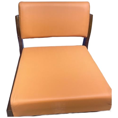 ALMASI Japanischer Bodenstuhl mit Rückenstütze und Kissen kurzer Beinstuhl für Meditationssitz für Wohnzimmerzimmer und Erker Fensterbereichen(H,1) von ALMASI