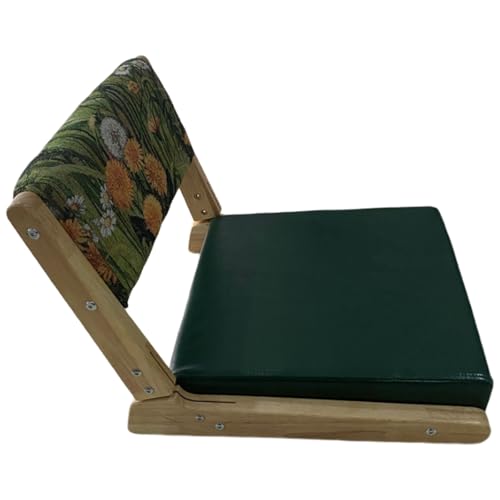 Tatami Stuhl Akzentmöbel, Faltbare Meditationsbodenstuhl, Wohnzimmerstühle Bodensitz, fauler Sofa für die Meditation des Lorbeerscheibens Meditation(E) von ALMASI