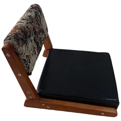Tatami Stuhl Akzentmöbel, Faltbare Meditationsbodenstuhl, Wohnzimmerstühle Bodensitz, fauler Sofa für die Meditation des Lorbeerscheibens Meditation(H) von ALMASI