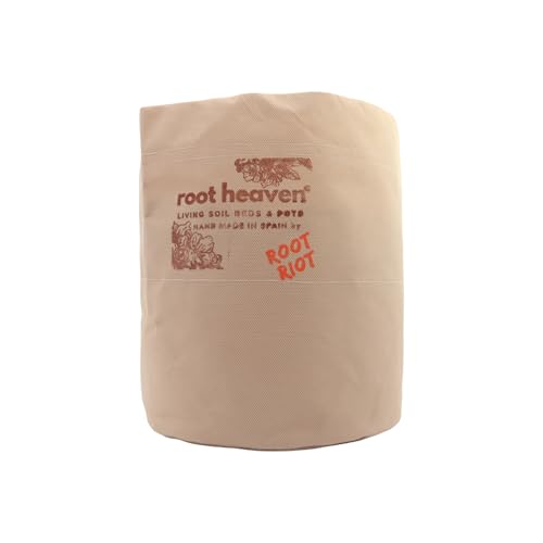 ALMICANNA Root RIOT: Root Heaven Pot - Living Soil Stofftopf aus 100% Polypropylen für den Anbau von Cannabis - Optimale Belüftung & Verbessertes Wurzelwachstum (45L) von ALMICANNA