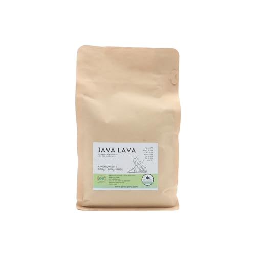 ALMICANNA: Java Lava Vulkangesteinsmehl 500g - Reich an essentiellen Spurenelementen - Amendment im Living Soil - Natürlicher Bodenverbesserer von ALMICANNA