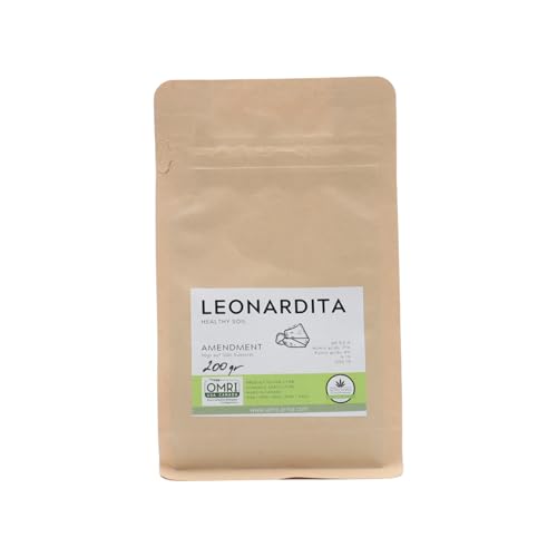 ALMICANNA: Leonardita Healthy Soil 200g - Humin- & Fulvinsäure Dünger - Erhöht mirkrobielle Vielfalt und verbessert Bodenstruktur im Living Soil von ALMICANNA