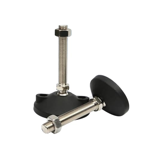 ALMLNLL Nivellierfüße, 2 Stück 60 mm Basisstützbein M10 M12 M16 M20 M24 Regale(D60xm14x80) von ALMLNLL
