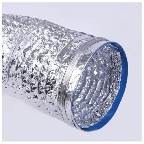 Aluminium-Belüftungsschlauch mit 2 Edelstahlschellen 80-300 mm 2 m 3 m 4 m 5 m(2m,120mm) von ALMLNLL