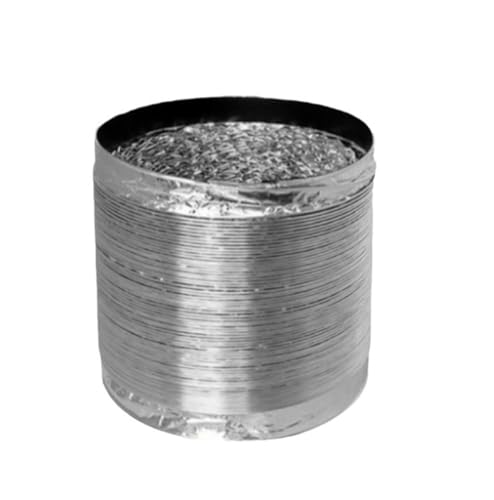 Flexibler Aluminium-Luftkanalschlauch, mehrere Durchmesser 80 mm bis 300 mm, mit 2er-Packung Klemmen, Länge 2 3 4 5 Meter(2m,250mm) von ALMLNLL