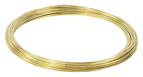 Kupferdraht für Drahtwickeln, Durchmesser: 0,3–5 mm, Messingdraht, Gewicht: 1 kg. Geeignet for Kunsthandwerk, Schmuckdesign, Elektrotechnik(1.3mm) von ALMLNLL