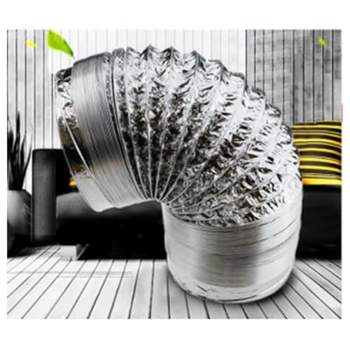 Lüftungsschlauch aus Aluminium for Trockner, Abluftventilator, Growzelt, 80–300 mm, 2–5 m(2m,150mm) von ALMLNLL