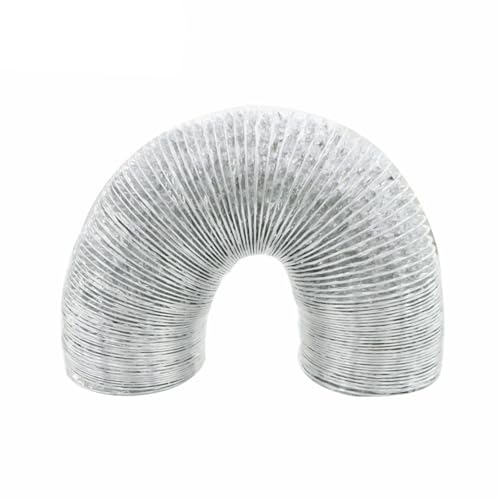 Luftkanalschlauch aus Aluminium und Stahl for Trockner und Dunstabzugshaube, mit Klemme und Klebeband, mehrere Größen(200mm) von ALMLNLL