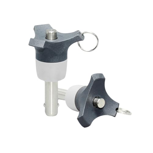 Schnellspannstift, 1 Stück 5 mm/6 mm Durchmesser, korrosionsbeständiger Kugelsperrstift aus Edelstahl mit Schnellverschlussfeder, Indexstift for Schiffe und Yachten(6x35mm) von ALMLNLL