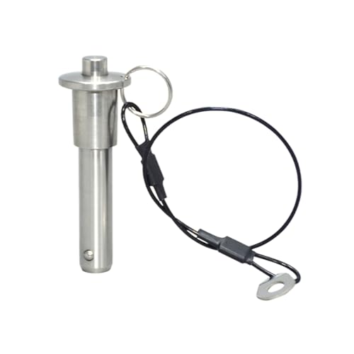Schnellspannstift, 1 Stück Edelstahl-Federkugelsperrstift mit 10 mm Durchmesser, Schnellverschlussstift for Line-Array-Lautsprecher(10x45mm) von ALMLNLL