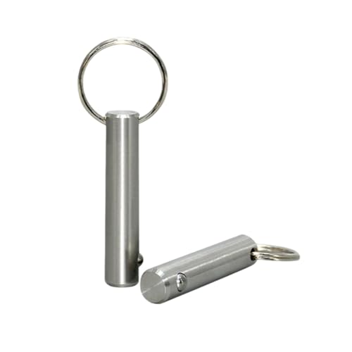 Schnellspannstift, 1 Stück Feder-Kugelsperrstift mit 20 mm Durchmesser, Schnellverschluss-Sicherheitsstift aus Edelstahl Zugring for Line-Array-Lautsprecher(20x60mm) von ALMLNLL