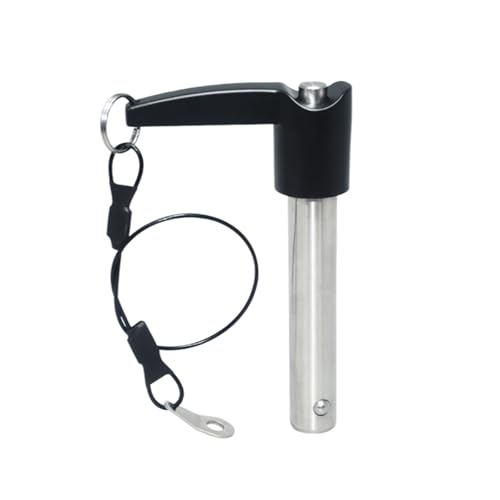 Schnellspannstift, 1 Stück Schnellspannstift aus Edelstahl mit 5 mm Durchmesser, L-Griff-Knopffeder-Kugelsperrstift(5x65mm) von ALMLNLL