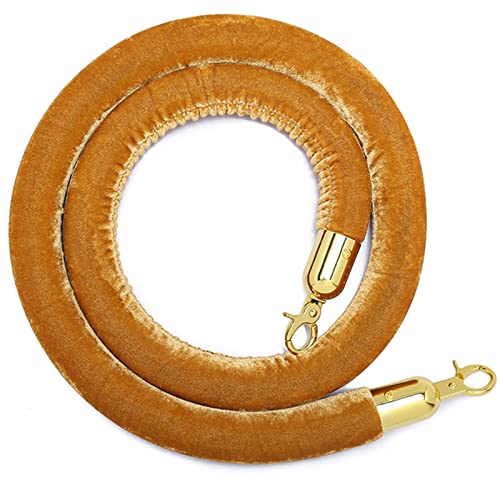 Seilbarrieren, Absperrseil aus Samt mit Haken, Absperrseil mit silbernem Verschluss, VIP-Absperrseil for Party-Event, Sicherheitsseil,(1.2m/4ft) von ALMLNLL