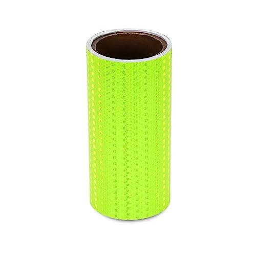 Sicherheits-Reflexband, Reflektierendes Warnband 300x20 cm Selbstklebendes Band Outdoor Reflektierende Aufkleber for Fahrrad Motorrad Auto Dekoration(Green) von ALMLNLL