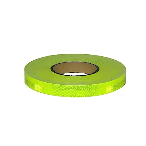 Sicherheits-Reflexband, Selbstklebendes Reflektorband mit hoher Sichtbarkeit im Außenbereich for Fahrräder, Autos, Schiffe, Motorräder, Regenmäntel(2 cm x 45 m) von ALMLNLL
