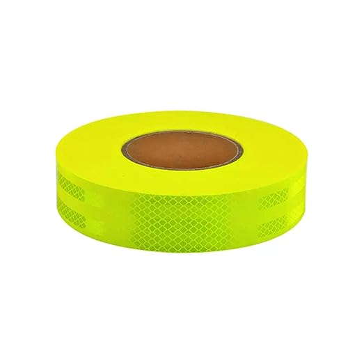 Sicherheits-Reflexband, Selbstklebendes Reflektorband mit hoher Sichtbarkeit im Außenbereich for Fahrräder, Autos, Schiffe, Motorräder, Regenmäntel(4 cm x 45 m) von ALMLNLL