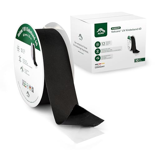 ALMO Profi Fassadenklebeband 2er Pack - UV-beständig 60mm x 25m Diffusionsoffenes Klebeband für Unterspannbahn & Fassadenbahn, Reißfester Folienliner für stressfreies Verarbeiten ALMO Profi Fassadenklebeband 2er Pack - UV-beständig 60mm x 25m Diffusionsoffenes Klebeband für Unterspannbahn & Fassadenbahn, Reißfester Folienliner für stressfreies Verarbeiten von ALMO