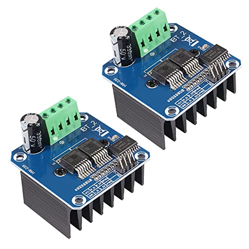 ALMOCN 2pcs BTS7960 43A Dual H-Bridge Stepper Motor Drive Current Limit Control Semiconductor Refrigeration PWM for Smart Car Motor Drive for Arduino ALMOCN 2pcs BTS7960 43A Dual H-Bridge Stepper Motor Drive Current Limit Control Semiconductor Refrigeration PWM for Smart Car Motor Drive for Arduino von ALMOCN