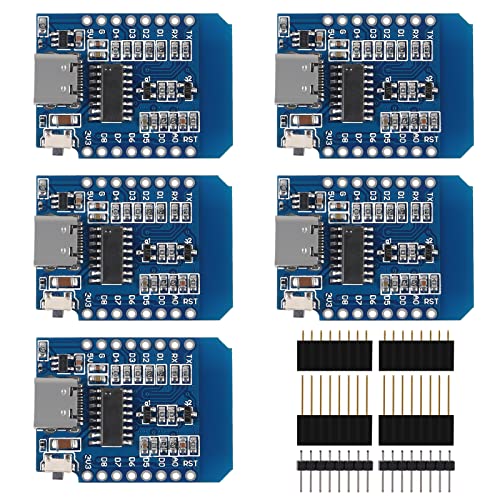 ALMOCN 5Stück Type-c ESP8266 ESP-12F Module 4M Bytes WLAN WiFi Internet Development Board Kompatibel mit Arduino ALMOCN 5Stück Type-c ESP8266 ESP-12F Module 4M Bytes WLAN WiFi Internet Development Board Kompatibel mit Arduino von ALMOCN