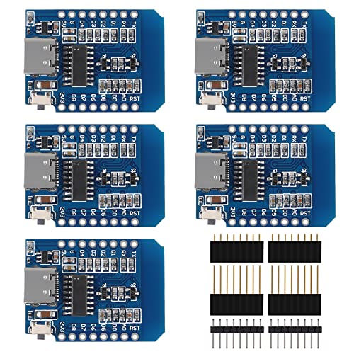 ALMOCN 5Stück Type-c ESP8266 ESP-12F Module 4M Bytes WLAN WiFi Internet Development Board Kompatibel mit Arduino von ALMOCN