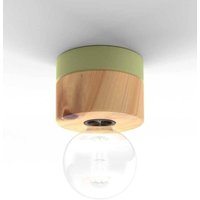 Deckenlampe aus Zirbe Holz skandinavisches Design 0239 almut - Wasabigrün von ALMUT VON WILDHEIM