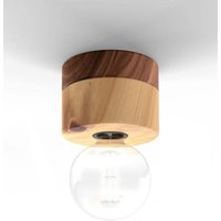 Deckenlampe aus Zirbe Holz skandinavisches Design 0239 almut - Zirbe Walnuss von ALMUT VON WILDHEIM