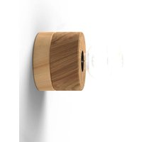 Wandlampe aus Holz mit Kabel und Stecker 0239 almut - Eiche • Zirbe von ALMUT VON WILDHEIM