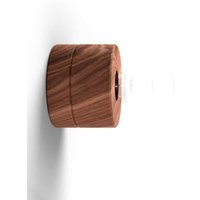 Wandlampe aus Holz mit Kabel und Stecker 0239 almut - Walnuss • Walnuss von ALMUT VON WILDHEIM