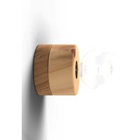 Wandlampe aus Holz mit Kabel und Stecker 0239 almut - Zirbe • Eiche von ALMUT VON WILDHEIM