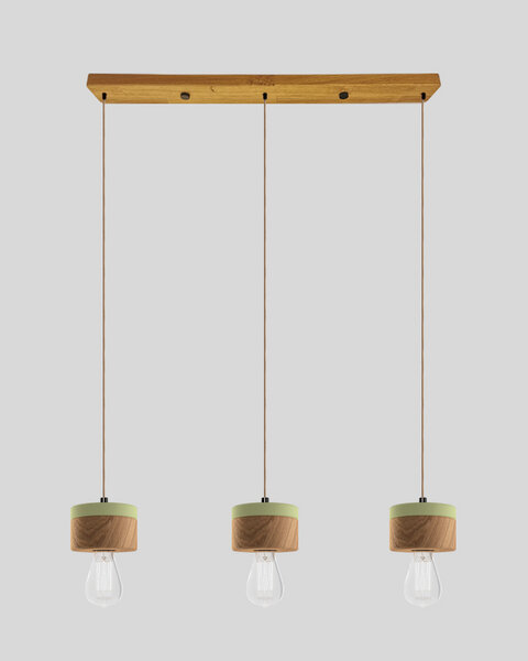 ALMUT von Wildheim 3er Pendelleuchte aus Eichenholz Pastelltöne im skandinavischen Design ALMUT von Wildheim 3er Pendelleuchte aus Eichenholz Pastelltöne im skandinavischen Design von ALMUT von Wildheim