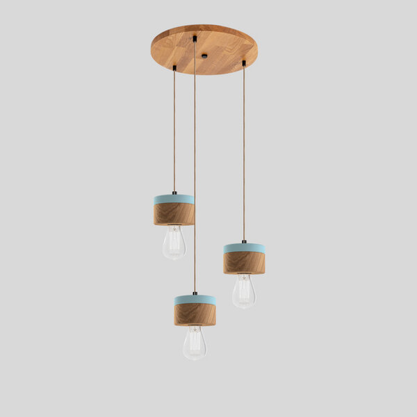ALMUT von Wildheim 3er Pendelleuchte im skandinavischen Design aus Eichenholz ALMUT von Wildheim 3er Pendelleuchte im skandinavischen Design aus Eichenholz von ALMUT von Wildheim