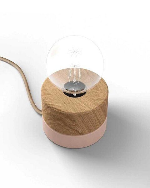 ALMUT von Wildheim Tischlampe Eichenholz angesagte Pastelltöne skandinavisches Design von ALMUT von Wildheim