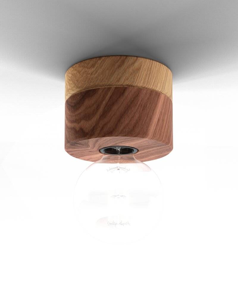 Deckenleuchte aus Walnuss Holz skandinavisches Design 0239 ALMUT - Walnuss Eiche von ALMUT von Wildheim