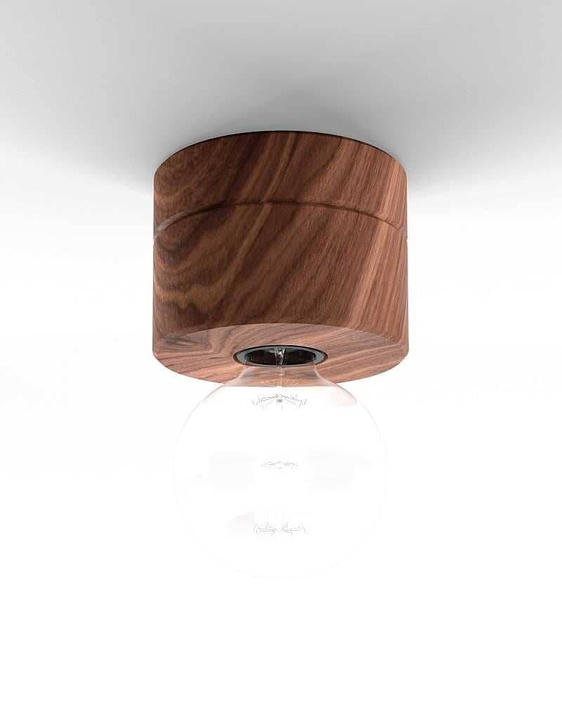 Deckenleuchte aus Walnuss Holz skandinavisches Design 0239 ALMUT - Walnuss Natur von ALMUT von Wildheim