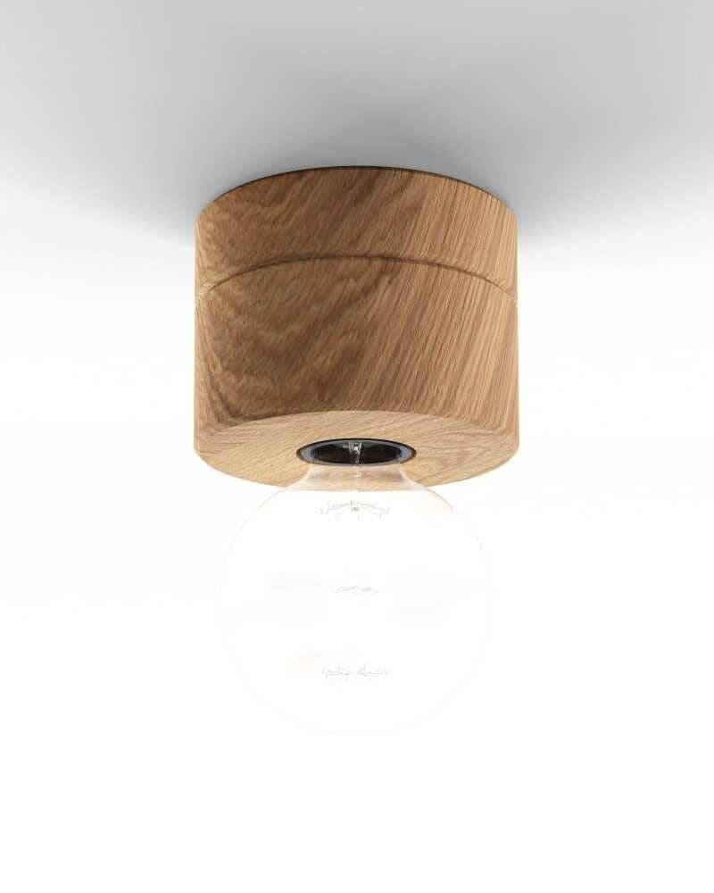 Deckenleuchten 2er Set aus Eichenholz im skandinavischen Design 0239 ALMUT - Eiche Natur von ALMUT von Wildheim