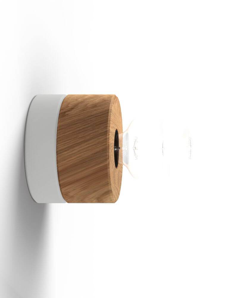 Wandlampen 3er Set aus Eichenholz im skandinavischen Design 0239 ALMUT - Winterweiss Wandlampen 3er Set aus Eichenholz im skandinavischen Design 0239 ALMUT - Winterweiss von ALMUT von Wildheim