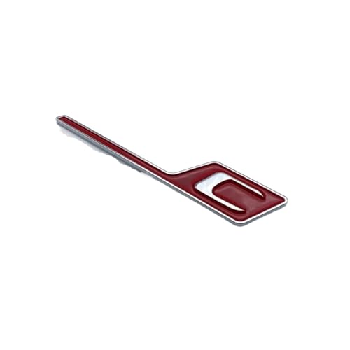ALMVIS 3D ABS Chrom Schwarz Gelb Rot Auto Hinten Stamm Abzeichen Logo GT RSC Emblem Fit for Mercedes AMG GTR GTC GTS C190 Auto Aufkleber Auto-Logo-Aufkleber(Silver Red C) von ALMVIS