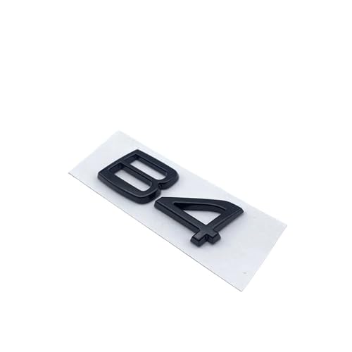 ALMVIS Glänzend schwarz Silber Emblem Typenschild Aufkleber passend for Volvo XC40 B3 B4 T3 T4 T5 for Volvo Kofferraumdeckel Abzeichen Modelle Aufkleber Autoaufkleber Auto-Logo-Aufkleber(Glossy Black von ALMVIS