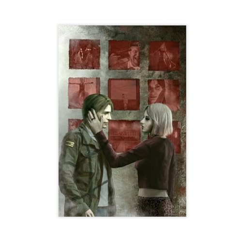 ALNILA Game Silent Hill 3 Leinwand-Poster, Wandkunst, Dekordruck, Bild, Gemälde für Wohnzimmer, Schlafzimmer, Dekoration, ungerahmt, 60 x 90 cm von ALNILA