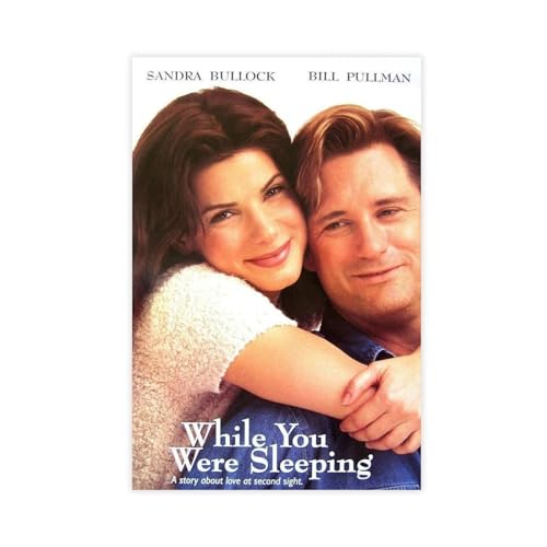 ALNILA Leinwandposter "Movie While You Were Sleeping 1", Schlafzimmer, Dekoration, Sport, Landschaft, Büro, Raumdekoration, Geschenk, ungerahmt, 30 x 45 cm von ALNILA