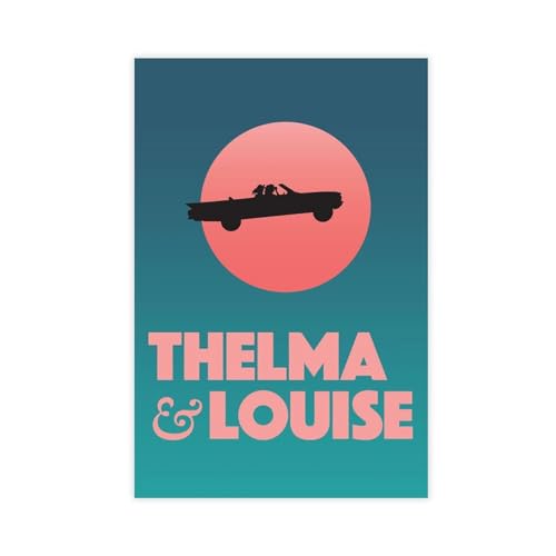 ALNILA Leinwandposter "Thelma und Louise", Wandkunst, Dekordruck, Bild für Wohnzimmer, Schlafzimmer, Dekoration, ungerahmt, 40 x 60 cm von ALNILA