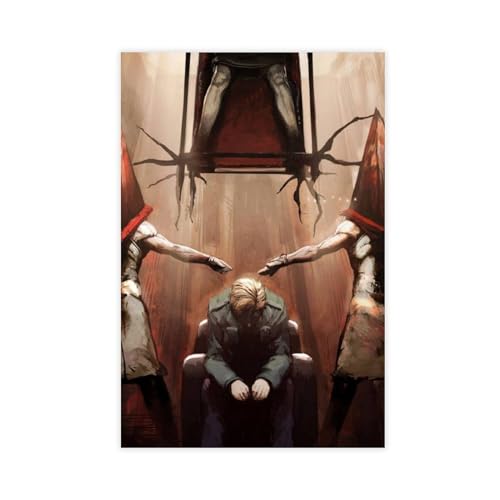 ALNILA Silent Hill 6 Leinwand-Poster, Wandkunst, Dekor, Bild, Gemälde für Wohnzimmer, Schlafzimmer, Dekoration, ungerahmt, 30 x 45 cm ALNILA Silent Hill 6 Leinwand-Poster, Wandkunst, Dekor, Bild, Gemälde für Wohnzimmer, Schlafzimmer, Dekoration, ungerahmt, 30 x 45 cm von ALNILA