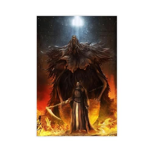 ALNILA Sister Friede Dark Souls Leinwandposter Schlafzimmer Dekor Sport Landschaft Büro Zimmer Dekor Geschenk ungerahmt 60 x 90 cm von ALNILA